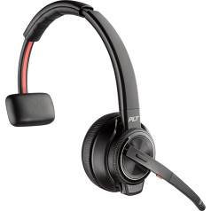 Plantronics Savi W8210-M, MSFT Monaural Head-band Black Savi W8210-M, MSFT, Skambučių centras / biuras, Monaural, Head-band, Black, Rotary, Microsoft