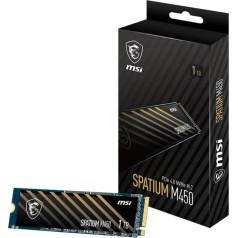 Spatium m450 1tb v1 m.2 pcie4 3600/3000mb/s diskas