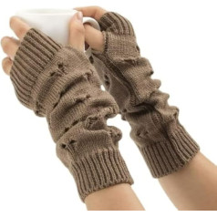 Grunge pirštinės Fairy Grunge aksesuarai Ripped Glove Crochet Glove Grunge drabužiai Fairy Grunge estetika
