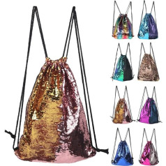Mermaid Sequins kuprinė blizgučių šokių, sporto krepšys kuprinė per petį krepšys - Winmany magija Atvirkštinis blizgučiai raišteliu kuprinė, mada, Bling