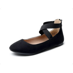 DREAM PAIRS Womens Casual Pointed Toe Ballet Comfort Soft Slip On Flat Shoes