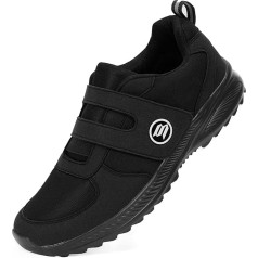 Bigzagger Diabetiker Schuhe Extra Weit mit Klettverschluss Herren Damen Diabetiker Hausschuhe Senioren Schuhe mit Memory Foam Sohle Verbandschuhe Klettverschluss für Geschwollene Füße