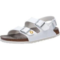BIRKENSTOCK Milano Birko-flor Esd Milano Unisex darbo avalynė Antistatic Birko-Flor White dydis 38 - siaura pakulne