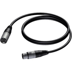 Kabelis xlr vyriškas - xlr moteriškas 5 m - cab901/5