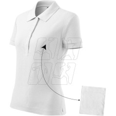 Polo marškinėliai Cotton W MLI-21300 white / XS