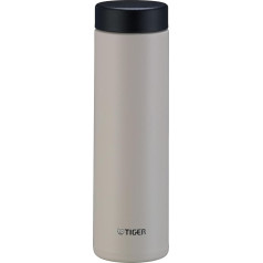 Tiger Thermos Flask MMZ-W050WK Vandens buteliukas, 500 ml, baltas vandens buteliukas, užsukamas nerūdijančio plieno buteliukas, dangtelis ir sandariklis integruoti, kad būtų galima plauti, tik 2 dalys, lengvai užsukamas, vakuuminė izoliacija, puode