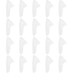 30 Stück Messerspitzenschutz, 36 x 15,7 x 4,1 mm, Kunststoff-Messerschutzhüllen, transparente Messerklingenspitzen-Hülsen für die Küche