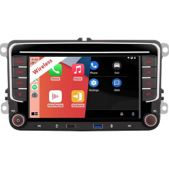 Automobilinė garso sistema VW System Upgrade OEM Hi-Fi Sound Qualität | BT 5.0 mit Wireless Carplay Andriod Auto DSP Autoradio System Smart Sound Adjustment | Plug-and-Play für VW Golf 5 6 /Passat/Caddy
