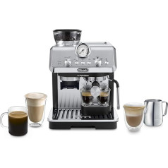 De'Longhi La Specialista Arte EC9155.MB Portafilter, espreso aparatas su malūnėliu, 8 malimo lygiai, 15 barų, 3 temperatūros, pieno putų antgalis, 1550 W, 1,7 l talpykla, nerūdijantis plienas/juoda spalva