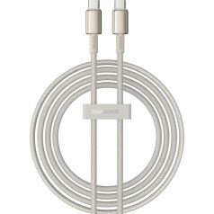 Kabelis Tungsten Gold USB-C 100W 2 m - Auksinis