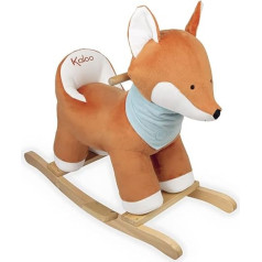Kaloo - Les Amis - Minkštas žaislas, paprikos lapė, kaip supamas gyvūnas, sėdynės aukštis 35 cm - nuo 12 mėnesių, K970001