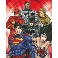 Diamond Dotz Camelot Six Stacked Superheroes 61,0 x 77,0 cm Deimantinis paveikslas, deimantinis paveikslas, 