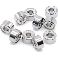 10 Stück S693ZZ Edelstahllager 3 * 8 * 4 mm Edelstahl S693Z S693 Z ZZ Kugellager