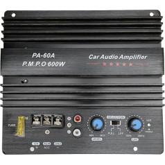 600W 12V automobilio garso stiprintuvo plokštė, stereo AMP modulis su integruotu dvigubu IC lustu, automobilio garso stiprintuvo plokštė, skirta daugumai automobilių