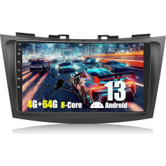 8 branduolių 4+64G auometo Android 13 Carplay Android automobilinis radijas Suzuki Swift 2011-2017 Suzuki Ertiga 2012-2017, 9 colių jutiklinis ekranas su DSP GPS WiFi BT BT USB FM RDS radijas Mirror Link + 32 juostų ekvalaizeris