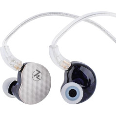 LINSOUL 7HZ Five In-Ear Monitor, laidinės HiFi ausinės, penkių dinaminių draiverių ausinės, žaidimų ausinės su nuimamu kabeliu muzikantams audiofilams (4,4 mm)