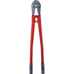 kwb 750 mm varžtų kirpimo žirklės su keičiamais žandikauliais, tvirta vamzdine plienine rankena su plastikine rankena, dideliu pjovimo našumu ir maksimalaus 8 mm skersmens replėmis