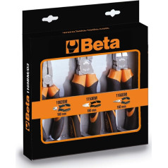 Beta 1169BM/D3 - Sortimentas iš 1 universalios juostos, 1 juostos su ilgomis puslankio formos nugarėlėmis ir 1 šoninės juostos