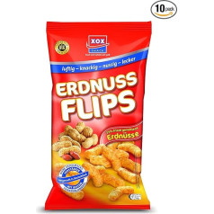 XOX žemės riešutų lapeliai, 10 vnt. (10 x 200 g)
