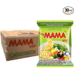 MAMA - greitai paruošiamos makaronų daržovės, 30 vnt. (30 x 60 g)