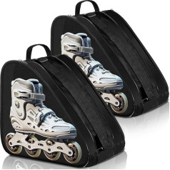 CHENGU Roller Skate Bag, didelės talpos kvėpuojantis ledo čiuožimo krepšys su reguliuojamu dirželiu per petį, dailiojo čiuožimo krepšys, čiuožimo reikmenys berniukams, mergaitėms, suaugusiems