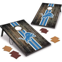 NFL Pro Football Deluxe MDF Wood Cornhole Set by Wild Sports, komplekte yra 8 pupų maišeliai, puikiai tinka 