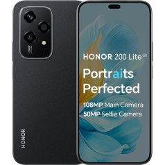 Honor 200 Lite 5G 256GB/8GB Dual SIM , juoda