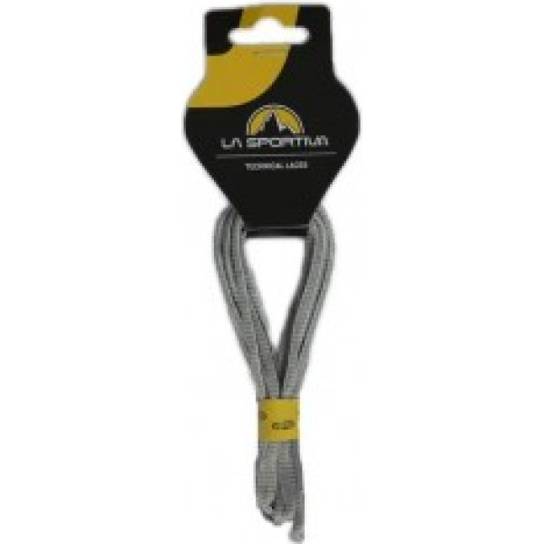 Kurpju šņores Mountain Running Laces 132cm  Black/Yellow