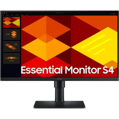 Monitorius 27 colių s40gd ips 1920x1080 fhd 16:9 2xhdmi 1xdp 2xusb-a 2.0 1xusb-b 5ms 100hz has+piv flat 3yon-site (ls27d400gauxen)