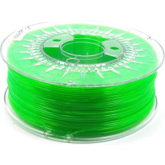 POPESQ® 1 kg x Premium Filament 3D Printer PET-G PETG 1,75 mm Green Transparent / 1 kg x Premium Filament 3D Printer PET-G 1,75 mm Green Transparent #A2347