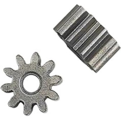 Krumpliaračiai Krumpliaratinė pavara Variklio pavarų dėžė 10T 0.6M Geležinė metalinė pavara 10 dantų 7.0 mm Variklio dalys Mažos žvaigždutės 102A