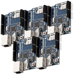AZDelivery 5 x Ethernet skydas W5100 su MicroSD kortelės lizdu, suderinamas su 