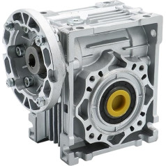 UOUOBEAR Schneckengetriebe mit geschliffenem IEC-Flansch NMRV040 71B5 71B14 63B5 63B14 56B5 mit Eingangswelle 9 mm und Ausgangswelle 18 mm(Ratio 5,71B5)