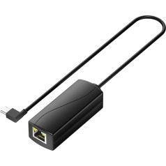 AF-USBC-PD PoE skirstytuvas USB C - IEEE 802.3af PoE ir USB-C maitinimo ir duomenų perdavimo funkcija | 10/100 duomenų | Tinka beveik bet kokiam planšetinio kompiuterio korpusui ir veikia su bet kokiu PoE jungikliu | 44~56V įėjimas