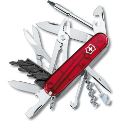 Victorinox Schweizer Taschenmesser Cyber Tool M, Swiss Army Knife, Multitool, 32 Funktionen, Klinge, Korkenzieher, Mini-Schraubendreher 1.5 mm