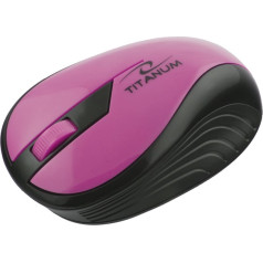Titanum optinė belaidė pelė tm114p rainbow pink