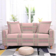 ‎Wuchongshuai WUCHONGSHUAI Slipcover Sofos dangtelis - 3D atspausdintas sofos dangtelis Paprastas tinklelis neslystantis paprastas