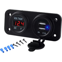 PLS37B Šviesos lizdas. 2xusb