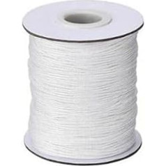 1,5 mm ir 2 mm baltos spalvos romanetės virvelė (1,5 mm, 100 m)