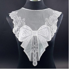 Siuvinėtos Venise Lace iškirpti apykaklės puošmena Siuvimo Appliques apdaila Siuvimo priedai Scrapbooking