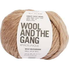 Wool and the Gang Crazy Sexy Wool Wild Mushroom (190) verpalai 200g