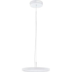 EGLO connect Cerignola-C LED pakabinamas šviestuvas, 1 lemputės pakabinamas šviestuvas, plienas, aliuminis, plastikas, baltas, su nuotolinio valdymo pulteliu, keičiama spalvų temperatūra (šilta, neutrali, šalta), RGB, reguliuojamas apšvietimas, s