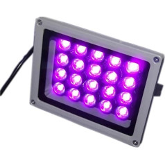 UV lempa 100W LED 405nm 365nm 395nm UV gelio kietėjimo lempa UV šviesos alyvos spausdinimo mašina Gl-as rašalo spalvos ekrano spausdinimo 3D spausdintuvas su stipriu įsiskverbimu (365nm)