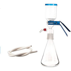 CGOLDENWALL laboratorinis vakuuminis filtras tirpiklio filtras Borosilikatinio stiklo filtro įrenginys Membraninis filtras be alyvos membraninis vakuuminis siurblys 1L / 2L (2L tirpiklio filtras)