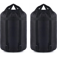 MOOCY Compression Stuff Sack, 20L/45L miegmaišio dangtelis, miegmaišio maišas, miegmaišių laikymo maišelis, daiktų maišo organizatorius - puikus miegmaišis, drabužiai, stovyklavimas, žygiai su kuprine