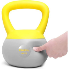 PROIRON Soft Kettlebell, Kettlebell, 2-10 kg, pradinis rinkinys, draugiškas naudotojams ir grindims, idealiai tinka pradedančiųjų treniruotėms namuose