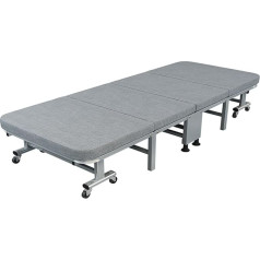 FSJMTQTS Stovyklavimo lova sulankstoma Biuro snaudulys sulankstomos lovos Viengulė lova Lounger Namų ūkis Paprasta lova stovyklavimui, žygiams (190 x 80 x 30 cm)