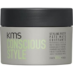 KMS Conscious Style Styling Putty tekstūros pasta visų tipų ir ilgio plaukams 75ml