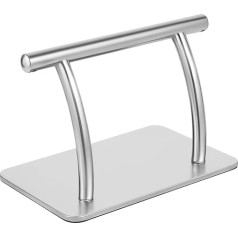 Kojų atrama kirpykloms Nerūdijančio plieno kojų atrama aukštas stabilumas su putų pagalvėle Kojų atrama po stalu Ergonomika Profesionalus mobilus kirpyklų įrenginys 30,5 cm