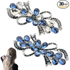 HZHSGLY Haarspangen für Frauen, Haarspangen, französische Haarspange, glitzernd, modisches Geschenk, 2 Stück